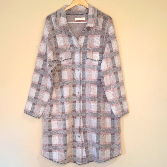 Pilcro ELiza Eyelash Sweater Jacket Size XL - Picture 2 of 11